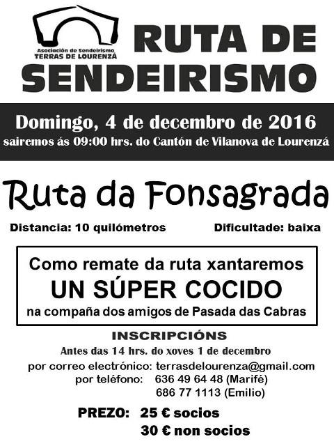 Pasada das Cabras, de Burela, e Terras de Lourenzá organizan unha xuntanza na Fonsagrada o 4 de decembro. 